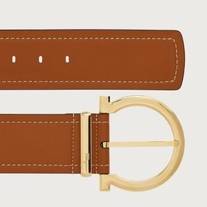 Salvatore Ferragamo Wide Gancini Fixed Belt Size 85